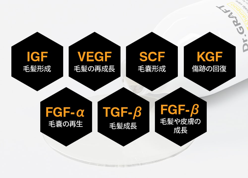 頭皮の環境を健やかに保つための7つの成長因子